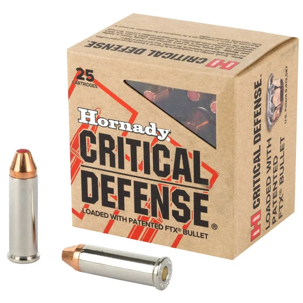 HORNADY CRITICAL DEFENSE 38SPL+P 110GR 25RD