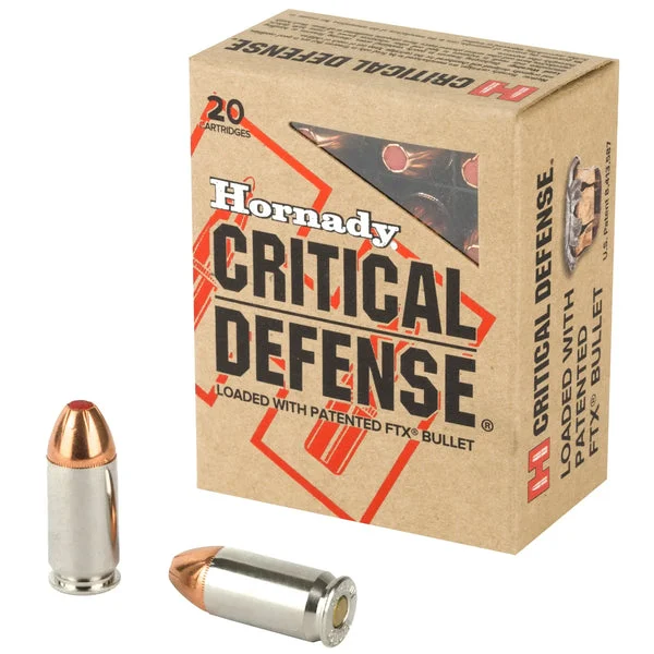 HORNADY CRITICAL DEFENSE 45ACP 185GR 20RD