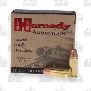 Hornady Custom 9mm Luger Ammunition 147 Grain Brass Centerfire 25 Rounds XTP JHP 90282