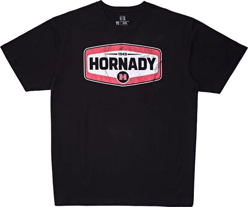 Hornady Hornady T-Shirt Black Cotton Short Sleeve XL