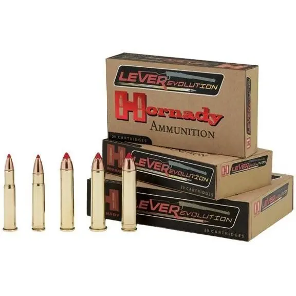 Hornady LEVERevolution .45-70 Gov 325 Grain FTX Ammo – 20 Per Box / 200 Per Case 82747