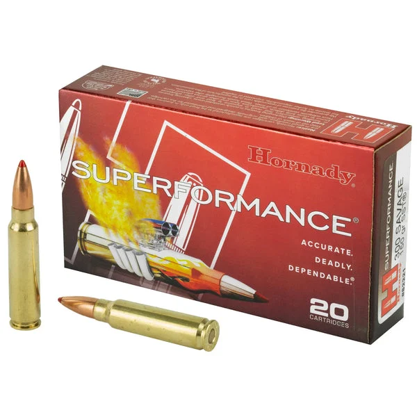 HORNADY SUPERFORMANCE 300SAVAGE 150GR SST 20RD