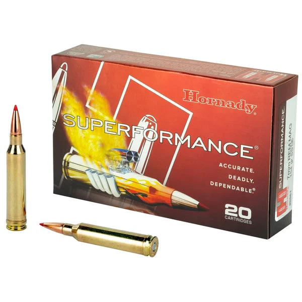 HORNADY SUPERFORMANCE 7MMREM 154GR SST 20RD