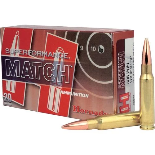 Hornady Superformance Match .308 Winchester Ammunition