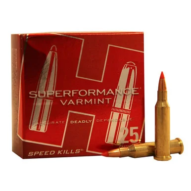 Hornady Superformance Varmint 17 Hornet Ammunition 20 Grain Brass Centerfire 20 Rounds V-Max Spitzer 83005