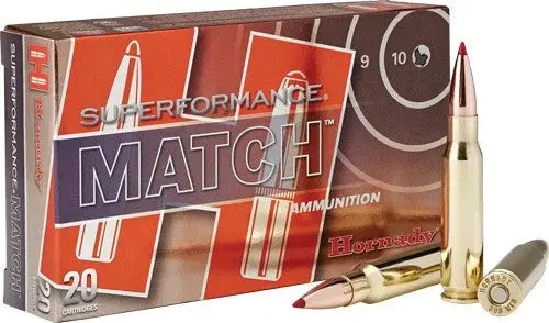 HORNADY SUPERFORMANCEMATCH 308 WIN 168GR ELD MATCH 20RD