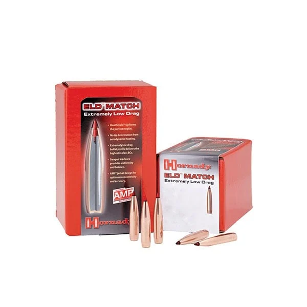HORNADYELD MATCH 6.5MM (.264″) RIFLE BULLETS