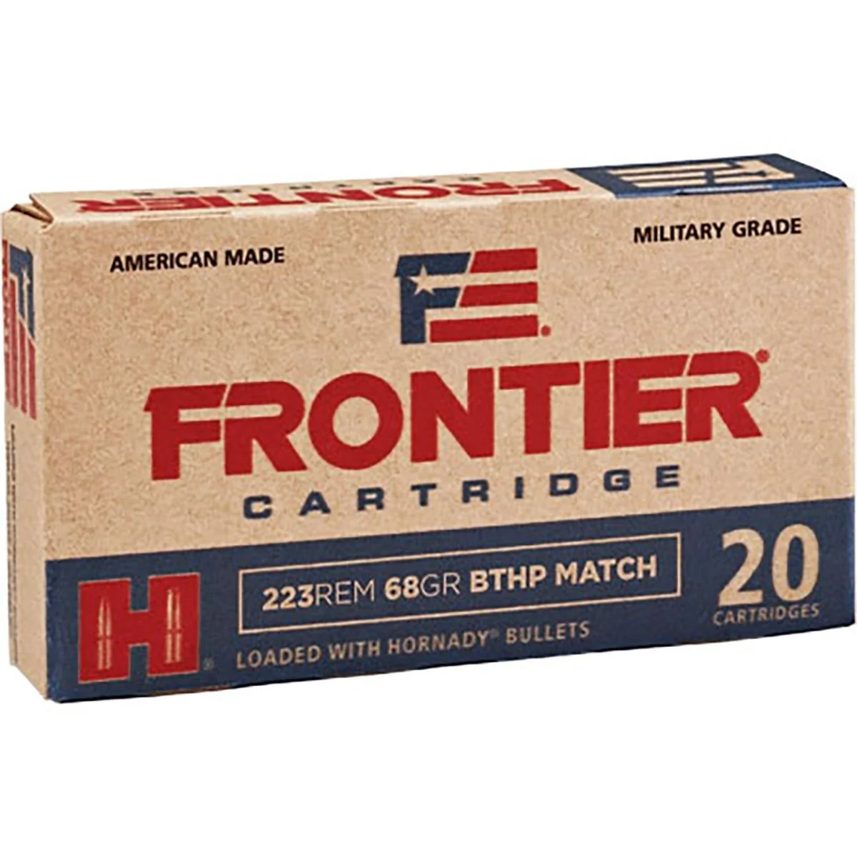 HORNADYFRONTIER .223 REMINGTON RIFLE AMMO