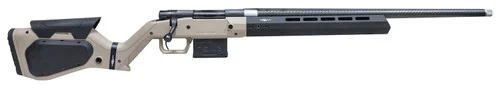 Howa Hera H7 6.5 Creedmoor, 24" Threaded Barrel, Tan Chassis, Black M-Lok Handguard, 5rd