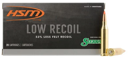 HSM 24318N Low Recoil243 Win 85 gr Orange Polymer Tip 20 Per Box/ 25 Case