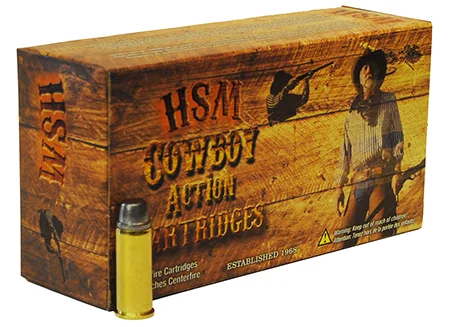 HSM 45C2N Cowboy Action45 Colt 200 gr Round Nose Flat Point 50 Per Box/ 10 Case