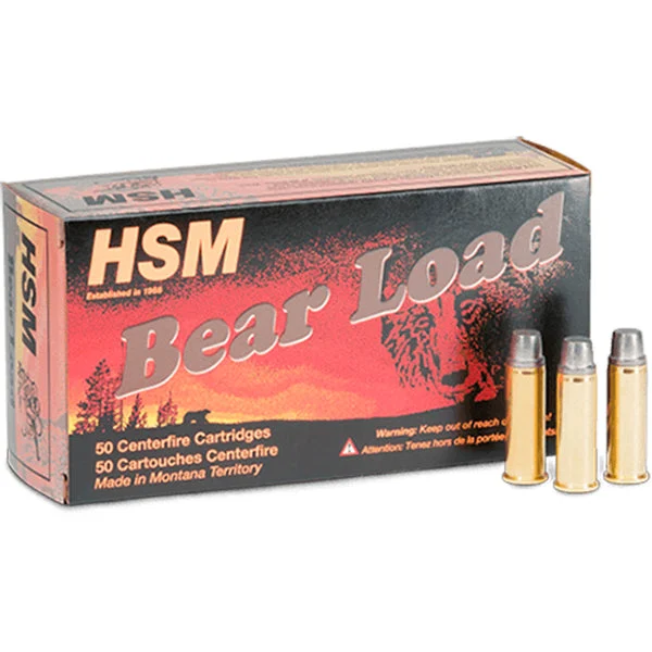 HSM 500 S&W MAG 330GR LEAD-RN FP 20RD