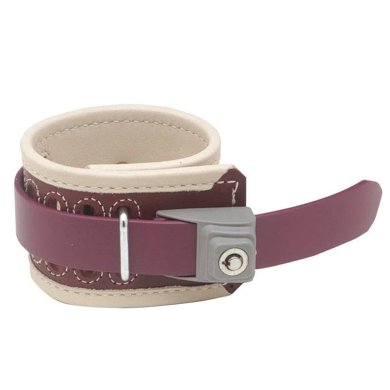 Humane Restraint Leather Locking Wrist Restraint