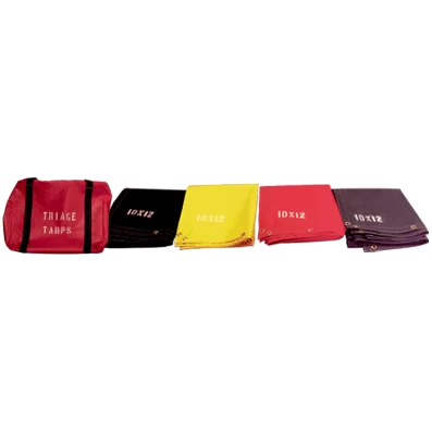Husky Triage Tarps, Includes 4 Tarps