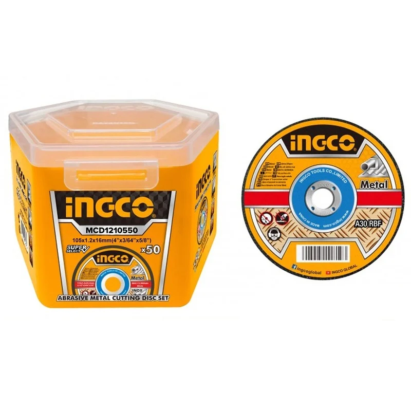 Ingco Abrasive Metal Cutting Disc Set