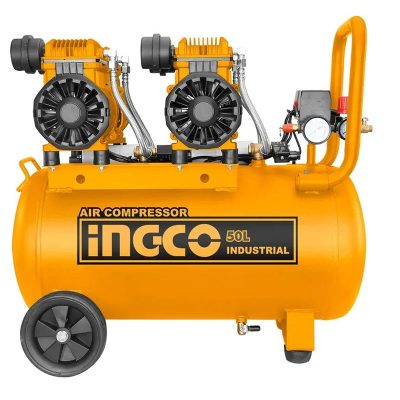 Ingco ACS224501P Air Compressor Oilless X2 1500W 4HP 50L