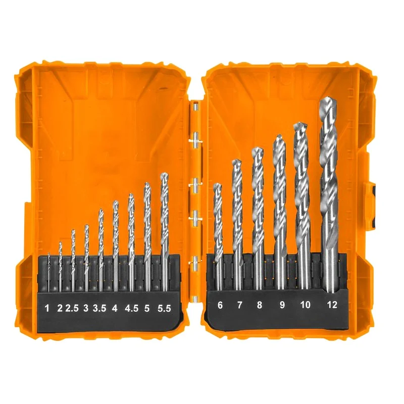 Ingco AKDL51502 15Ppcs HSS Drill Bit Set 1MM – 12MM