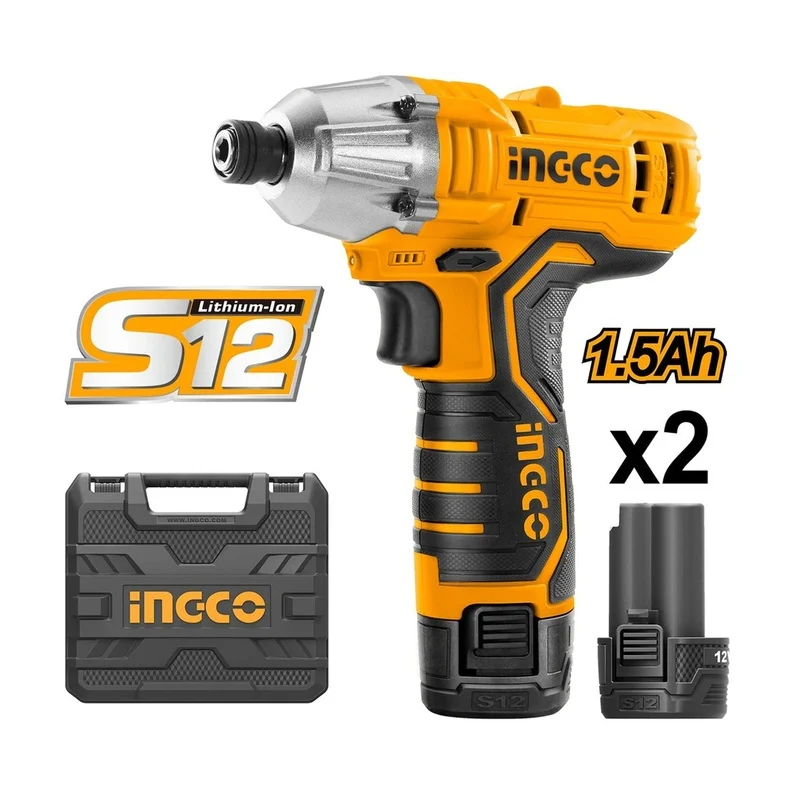 Ingco CIRLI1201 20V Cordless Li-Ion Impact Driver 12V