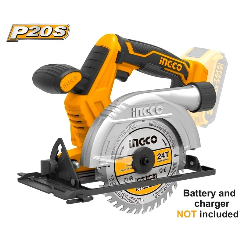 Ingco CSLI1401 20V Cordless Circular Saw 6″ (Bare)