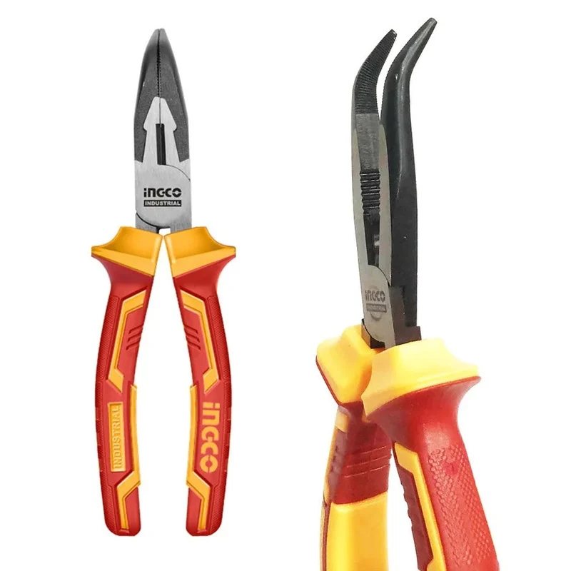 Ingco HIBNP28208 Insulated Bent Nose Plier 8″