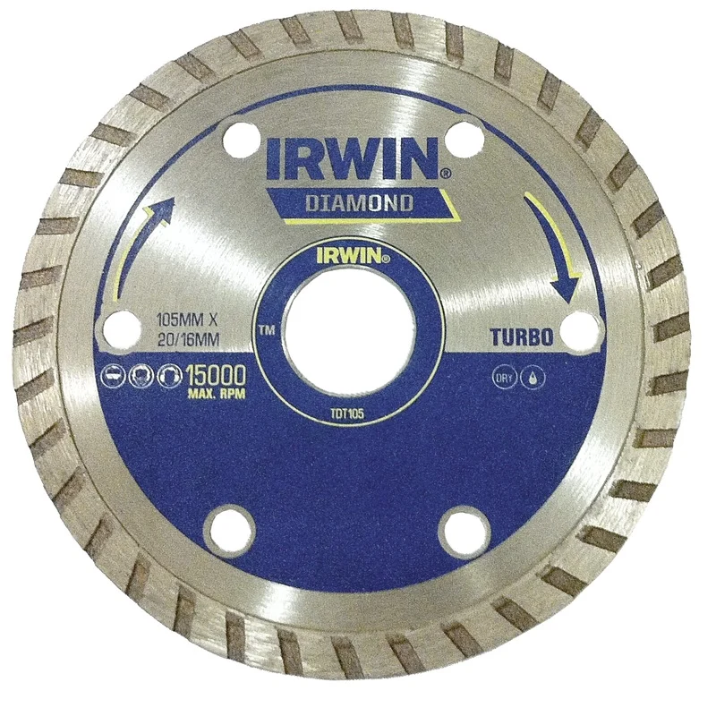 Irwin TDT105 Diamond Disc 4″ Turbo