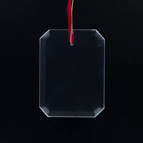 JDS 3″ Crystal Rectangle Ornament
