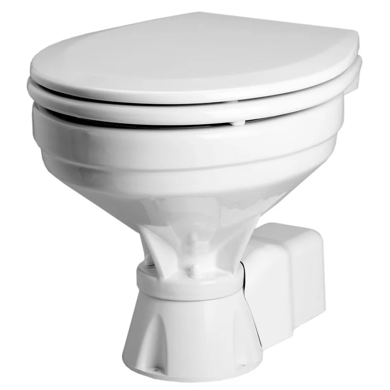 Johnson Pump Standard Electric Toilet – Compact Macerator Style – 24V [80-47435-02]