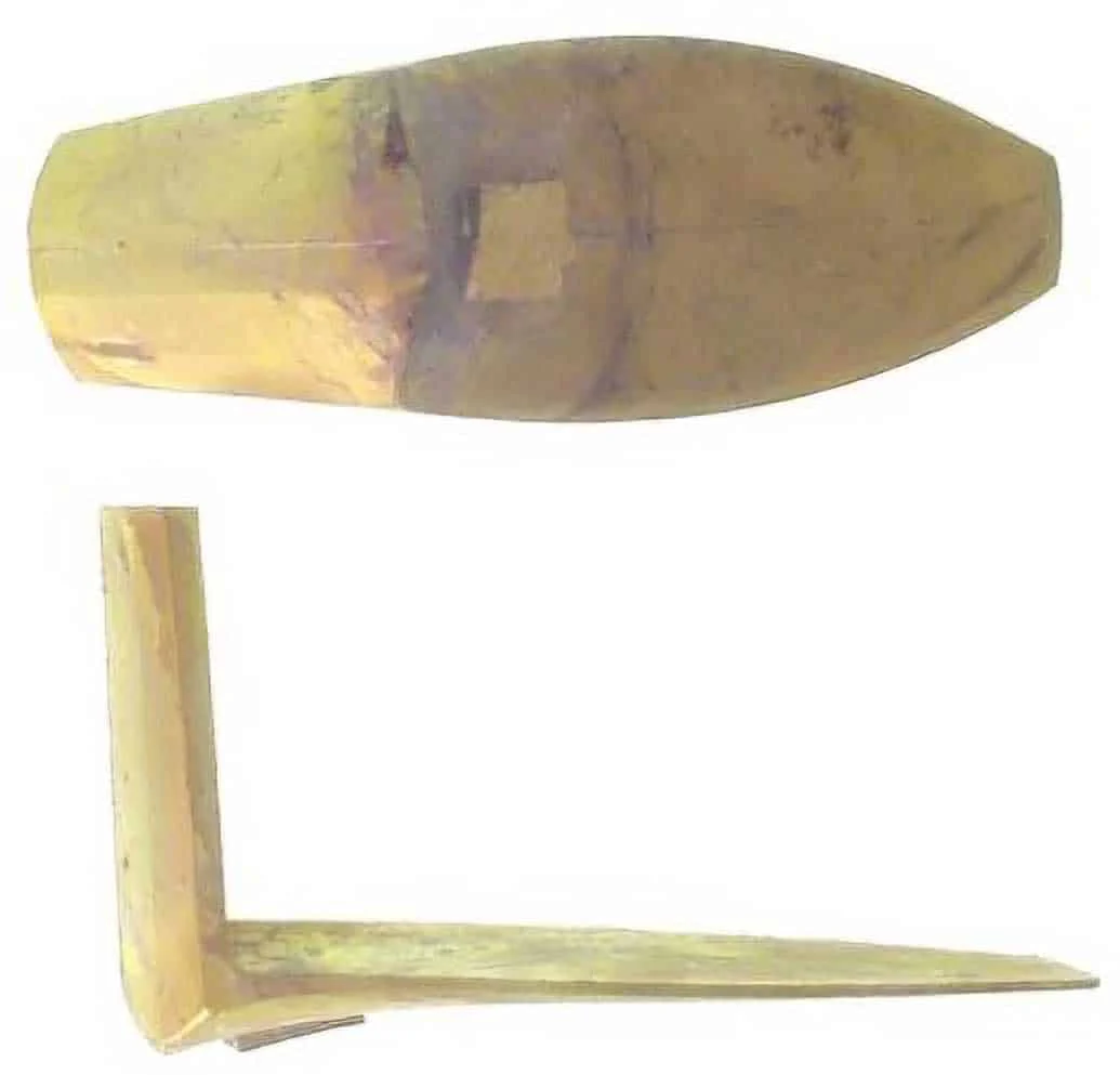 JP Beck Style Butt Plate – Brass
