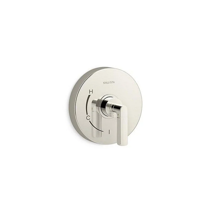 Kallista One Nazar Single Handle Bathtub & Shower Faucet in Polished Nickel (Trim Only) | Ferguson
