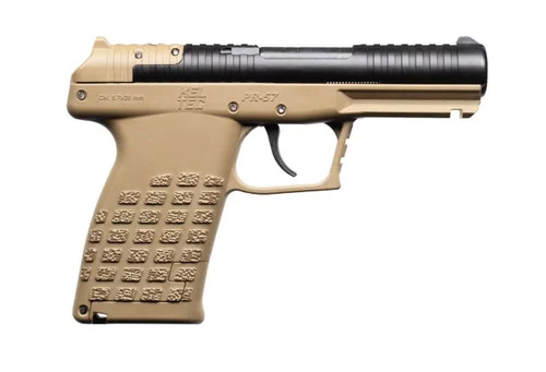 Kel-Tec PR57 5.7x28mm, 4.6" Barrel, Tan Frame, Black Slide, Optic Ready, 20rd
