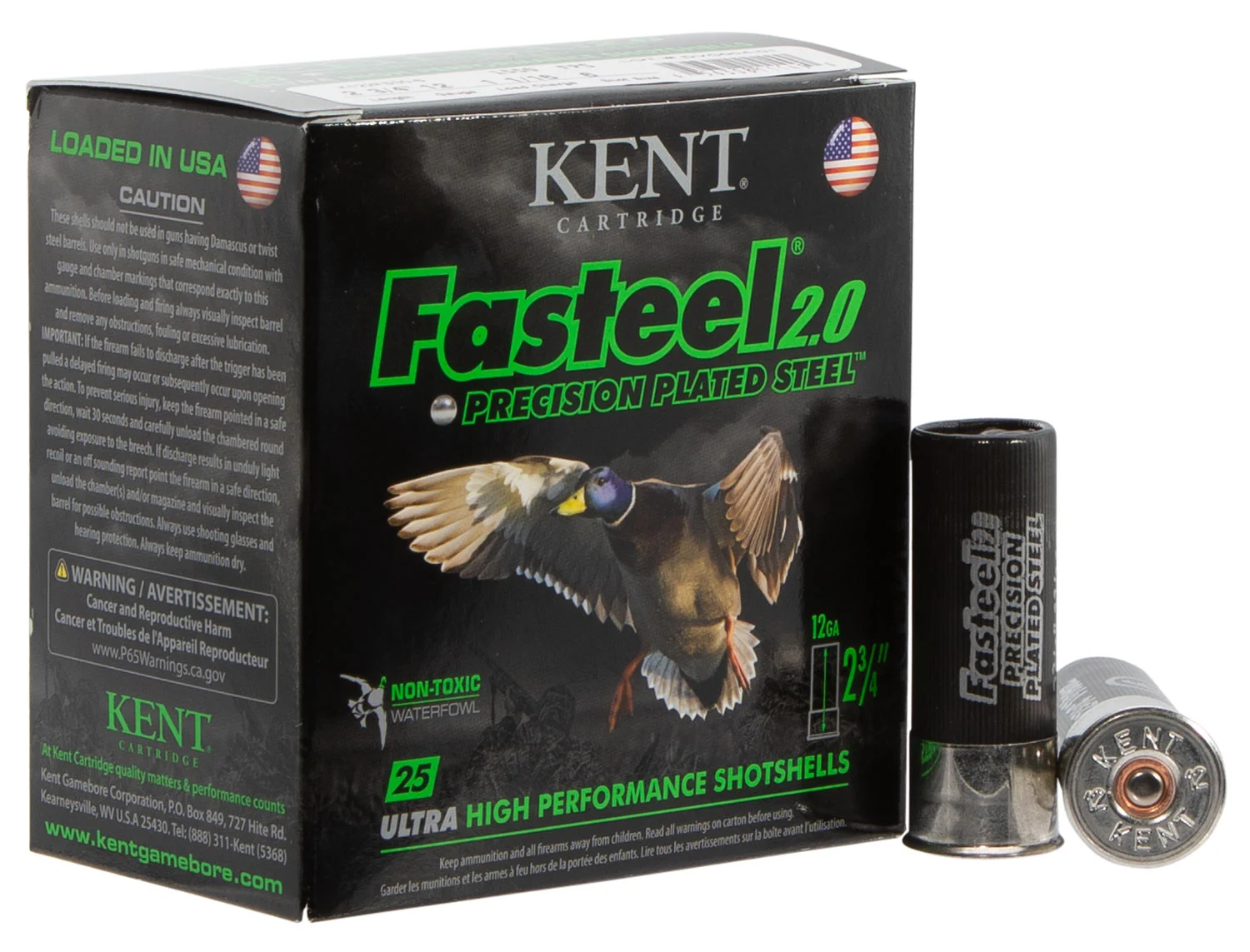 Kent Cartridge K122FS306 Fasteel 2.012 Gauge 2.75″ 1 1/16 oz 6 Shot 25 Per Box/ 10 Case