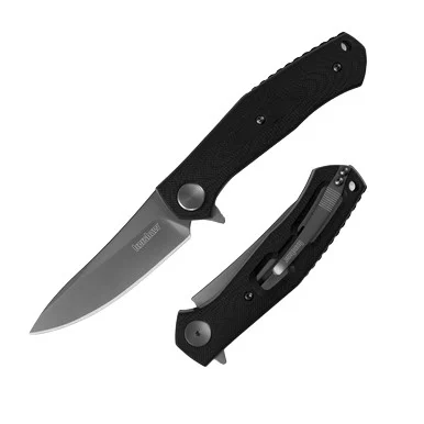 Kershaw Concierge Folding Knife 3.25 Inch Plain Gray Drop Point KS4020