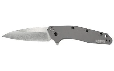 Kershaw Dividend 3″ Plain Stnwash Gray