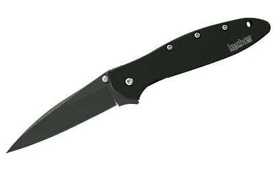 Kershaw Ken Onion Leek Plain Matte Black