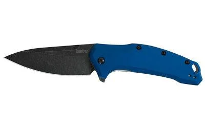 Kershaw Link 3.25″ Plain Blue Blackwash