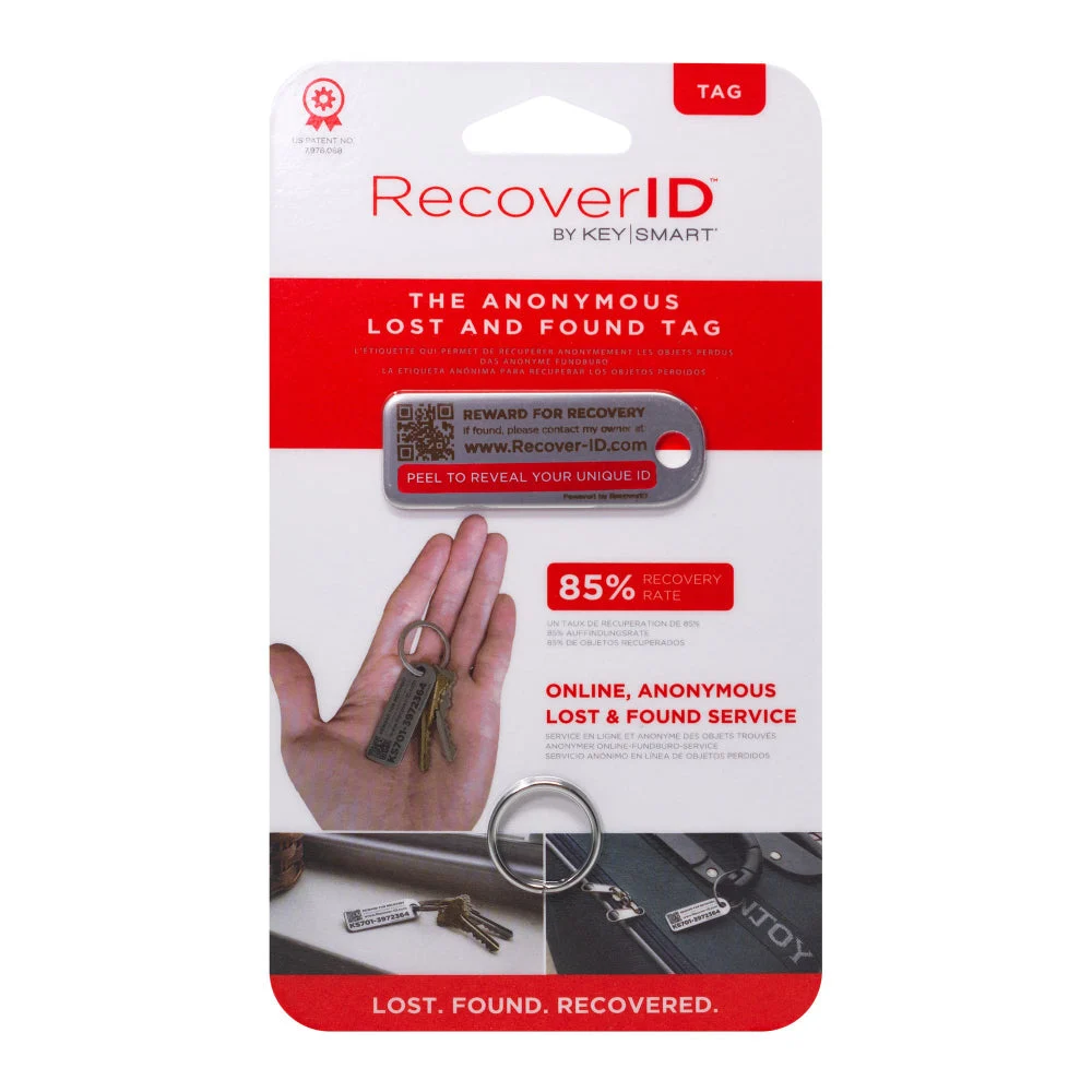 KeySmart RecoverID Anonymous Lost and Found Tag