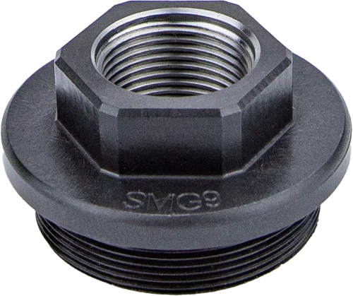 KGM Suppressors SMG9 Direct Thread Adapter Black Nitride Steel M13.5x1 LH Threads
