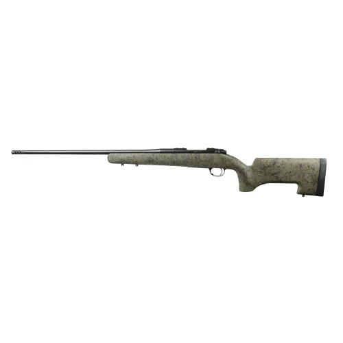 Kimber Mountain Ascent Peak 300 Win Mag, 26" Threaded Barrel, Brake, Camo H-S Precision Stock, KimPro II, Black, 4rd