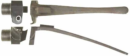 Kit Carson's Hawken 1" Slant Breech & Tang,left hand, 3/4-16 thread