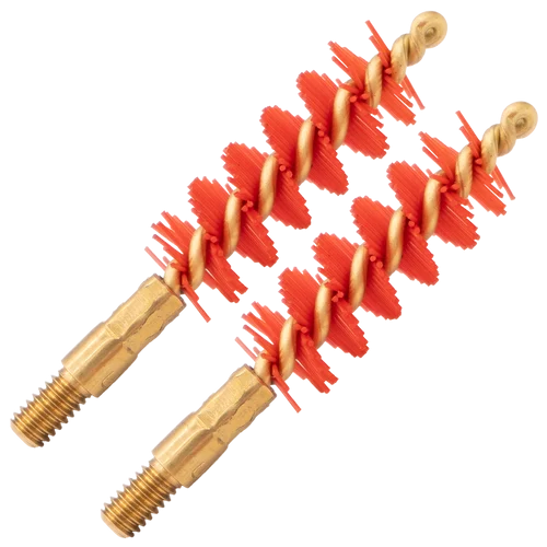 Kleen-Bore Red Nylon Bore Brush, 2 Pack, Fits 9mm, Red