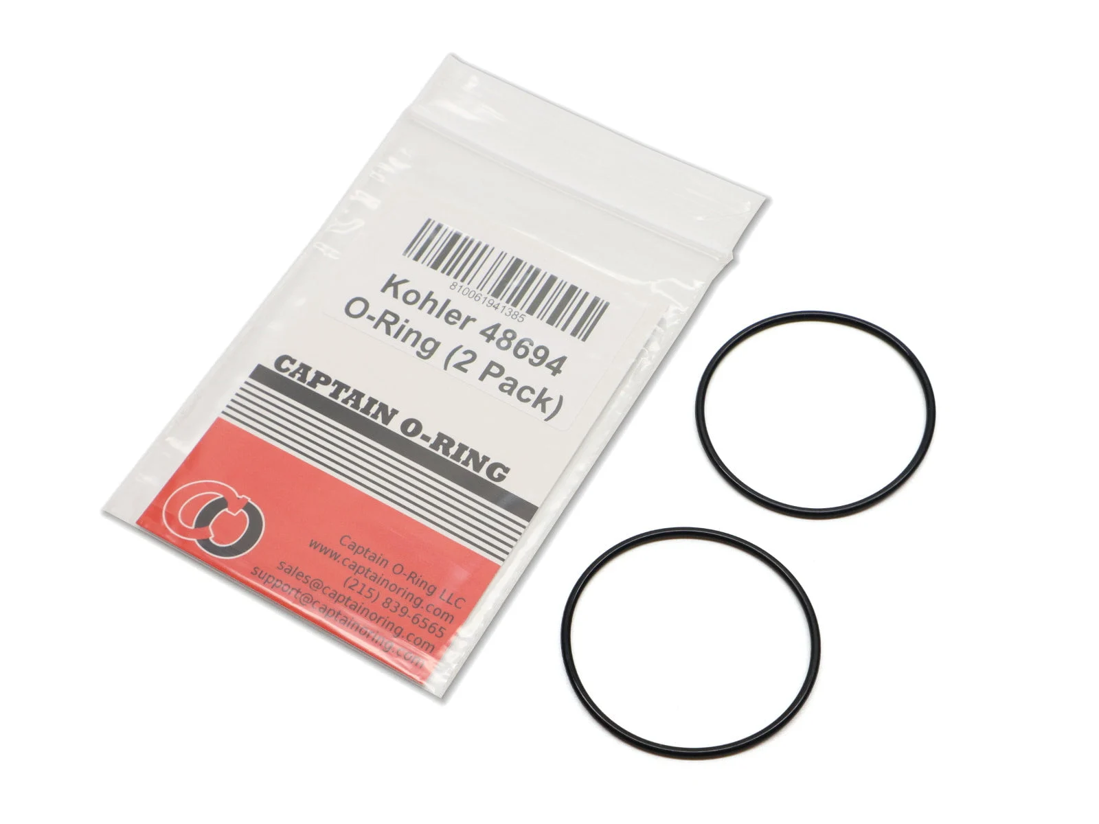 Kohler 48694 / K-48694 O-Rings for Shower Valves and Lavatory Faucets (2 Pack)