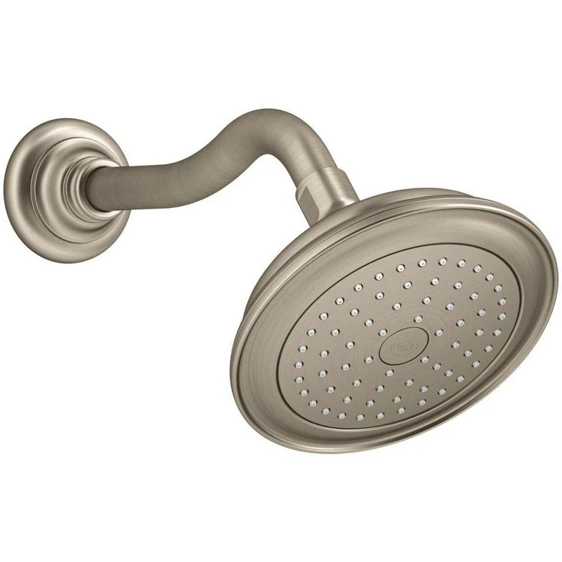 KOHLER Artifacts Single Function Showerhead in Vibrant Brushed Bronze | Ferguson