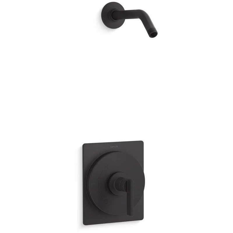 KOHLER Castia by Studio McGee Single Handle Shower Faucet in Matte Black (Showerhead Not Included,Trim Only) | Ferguson