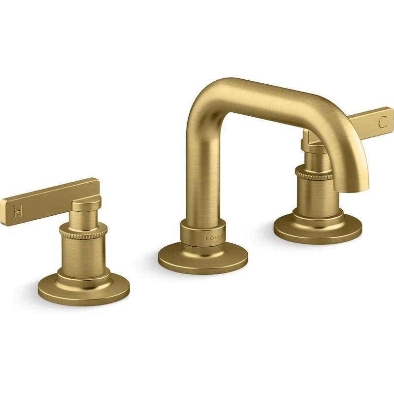 KOHLER Castia by Studio McGee Two Handle Widespread Bathroom Sink Faucet in Vibrant Brushed Nickel | Ferguson