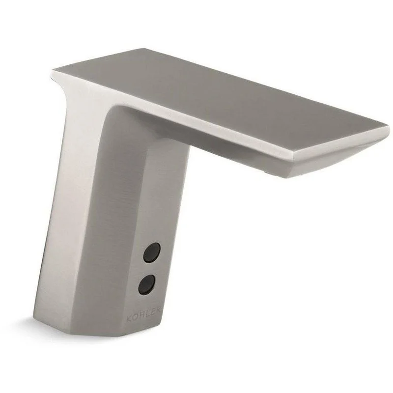 KOHLER Geometric Sensor Bathroom Sink Faucet in Vibrant Stainless | Ferguson