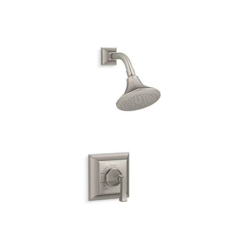 KOHLER Memoirs Stately One Handle Single Function Shower Faucet in Vibrant Brushed Nickel (Trim Only) | Ferguson