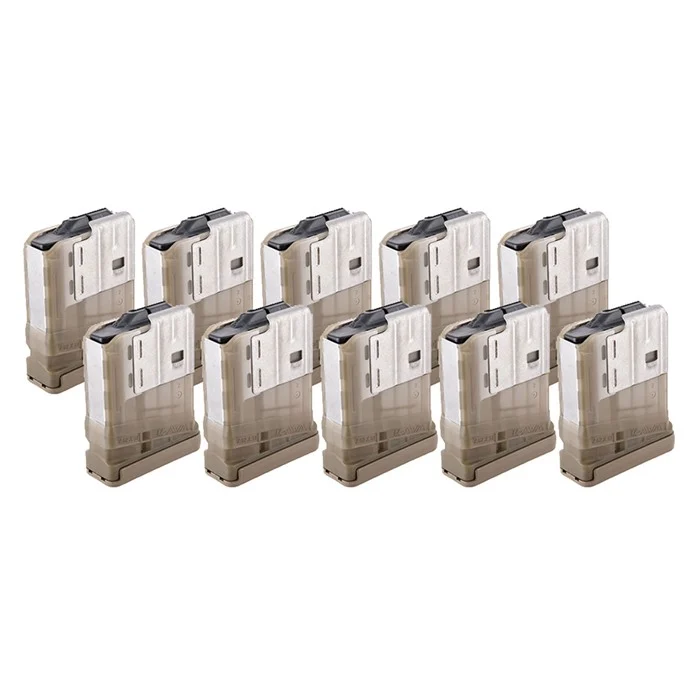 LANCER SYSTEMSAR 308 L7AWM TRANSLUCENT DARK EARTH 10-RD MAGAZINES