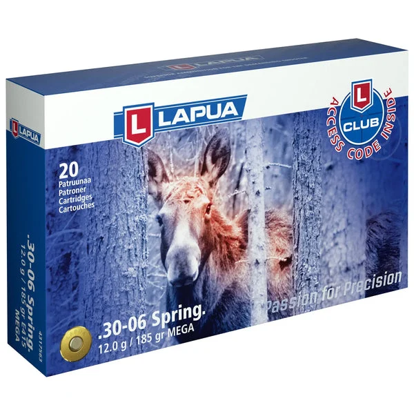 LAPUA 30-06 185GR MEGA SP 20RD