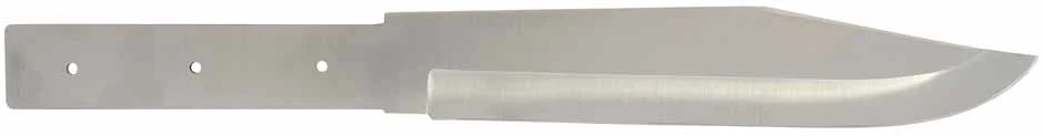 Large Full Tang Carbon Steel Bowie Blade Blank,10" blade, ground finish,made in the U.S.A.