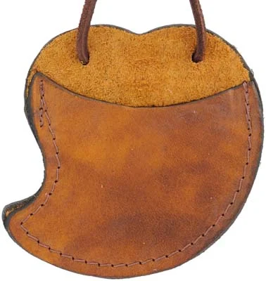 Leather sheath for Capper-Rev-B or S, includes leather neck strap.